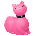 Розовый массажёр-кошка с вибрацией Big Teaze Toys I Rub My Kitty 27198