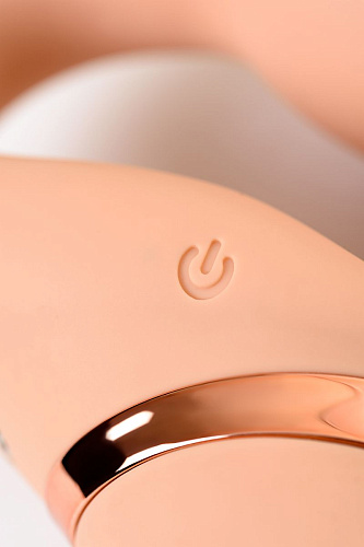 Телесный безремневой вибрострапон Strap-on-me Silicone Bendable Strap-On M 6013892