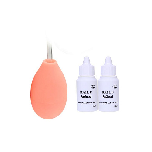 Мастурбатор телесного цвета в форме женского тела с вибрацией, ротацией и голосом Baile BM-00900T28-1002