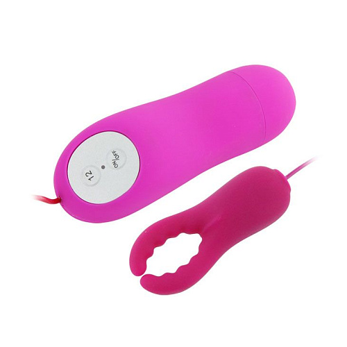 Вибростимулятор розового цвета для массажа клитора Baile Mini Love BI-014138