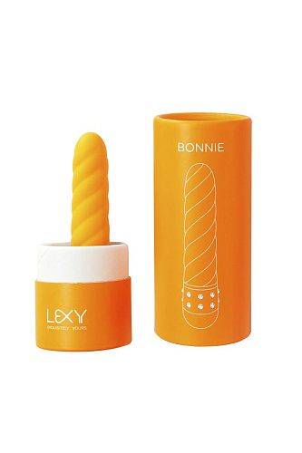 Оранжевый мини-вибратор Lexy Bonnie B3 (11,5 см)