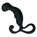 Массажёр простаты с удобной ручкой чёрного цвета NMC Invader 0505935 (9 см)