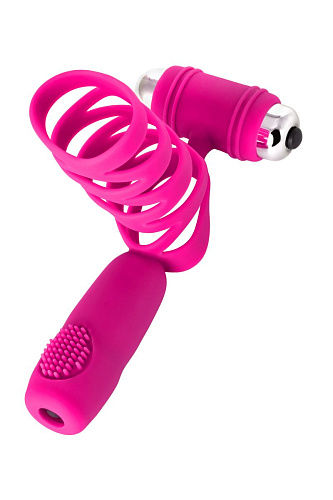 Розовая насадка с виброэлементами Dibe KENNARD GOX-57-3