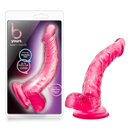 Розовый фаллоимитатор Blush Novelties Sweet n Hard 7 BL-16490 (21,59 см)