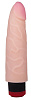 Вибромассажёр-реалистик телесного цвета с розовой головкой LOVETOY (А-Полимер) 800400 (17 см)