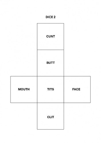 Золотистые игральные кубики Shots Media BV Kink Dice SLI175