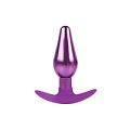 Анальная каплевидная втулка фиолетового цвета Bior toys IL-28004-VLT (10,9 см)