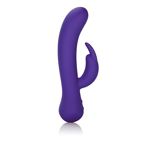 Фиолетовый вибратор со стимулятором клитора Jopen Vanity Vs18 JO-4797-14-3 (21 см)