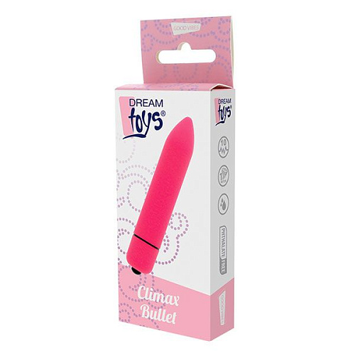 Розовый мини-вибратор Dream Toys CLIMAX BULLET 21409 (8,5 см)