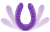 Фиолетовый двусторонний фаллоимитатор Blush Novelties 18 inch Silicone Slim Double Dong BL-32291 (45,7 см)