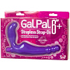 Фиолетовый безремневой вибрострапон Doc Johnson Gal Pal Strap-On 6 Strapless Harness 1138-51-BX (17 см)