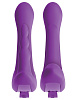 Фиолетовый тройной вибростимулятор с анальной ёлочкой Pipedream Rock N Ride PD7076-00 (17,8 см)