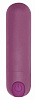 Фиолетовая перезаряжаемая вибропуля Shots Media BV 7 Speed Rechargeable Bullet BGT006PUR (7,7 см)