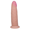 Телесный фаллоимитатор на присоске из неоскин LOVETOY (А-Полимер) 810400 (17 см)