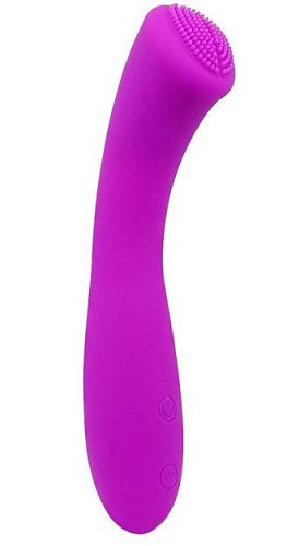 Перезаряжаемый вибратор лилового цвета Baile Len BI-014360 (16 см)