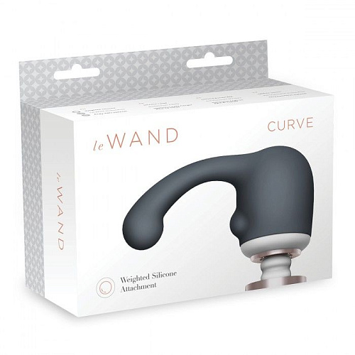 Утяжелённая чёрная насадка Le Wand CURVE LW-005 (для le Wand)