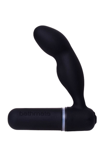 Стимулятор простаты чёрного цвета Bathmate Prostate Vibe BM-PM-BR (10,5 см)