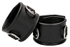 Чёрные поножи Shots Media BV Restraint Ankle Cuff With Padlock PAI018BLK