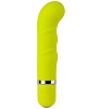 Мини-вибратор в лаймовом цвете для G-массажа Dream Toys NEON PASSION VIBE GREEN 20557 (11,4 см)