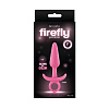 Розовая анальная пробка NS Novelties Firefly Prince Small NSN-0476-14 (10,9 см)