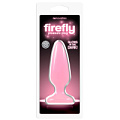 Розовая, светящаяся в темноте анальная пробка NS Novelties Firefly Pleasure Plug Medium Pink NSN-0475-34 (12,7 см)