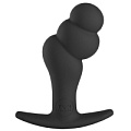 Чёрная анальная пробка Fun Factory Boosty 38308