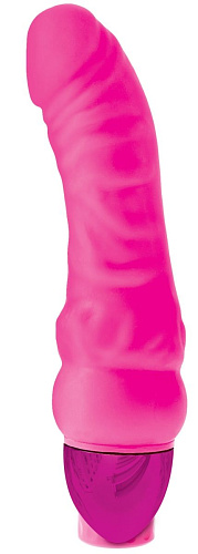 Розовый вибромассажёр Pipedream Mr. Right Vibrator PD1981-11 (18,4 см)