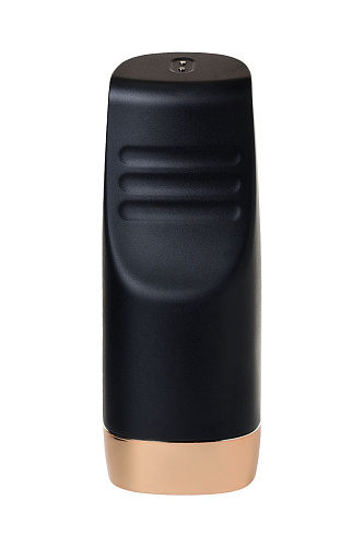 Чёрно-золотой мастурбатор с вибрацией Sirens Ares S-2