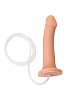 Телесный фаллос с имитацией эякуляции Strap-on-me Silicon Cum Dildo L 6013250 (19,6 см)
