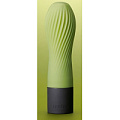 Салатовый рифлёный мини-вибратор Tenga IROHA ZEN MATCHA HMZ-01 (12,7 см)