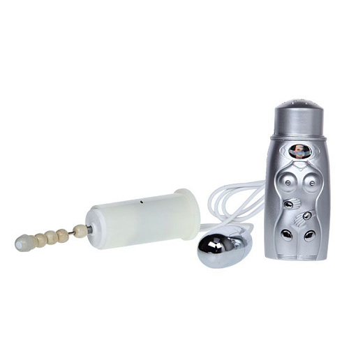 Мастурбатор телесного цвета в форме женского тела с вибрацией, ротацией и голосом Baile BM-00900T28-1002