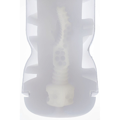 Мастурбатор белого цвета с реалистичным тоннелем Genmu Missy Touch GM00032