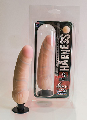 Телесная насадка на трусики Harness LOVETOY (А-Полимер) Small Size 864102 (15,7 см)