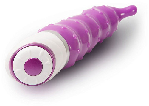 Фиолетовый гнущийся вибромассажёр Topco Sales Jog Thrill 1600047 (20,3 см)