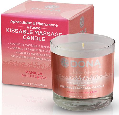 Массажная свеча с ароматом ванильного крема System JO DONA Vanilla Buttercream  JO40567