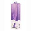 Вибратор фиолетового цвета с клиторальным стимулятором Seven Creations Nimble 14-203-E6AWH-BX (18 см)