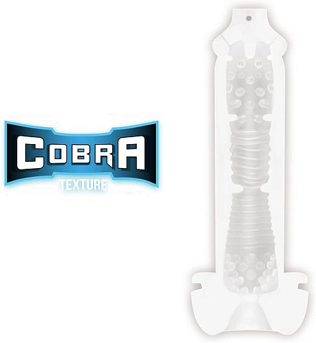 Белый мастурбатор Zolo Twist Cobra ZO-5020