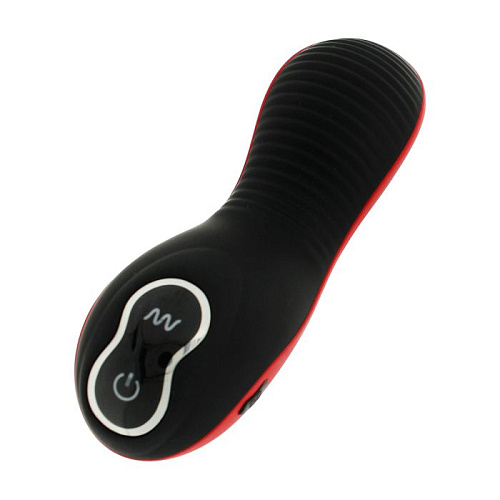 Чёрный клиторальный стимулятор Vibe Therapy CHARGER D03B1D003-R9