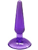 Фиолетовая анальная пробка на присоске Eroticon Butt Plug 30494-2 (11 см)