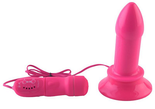 Розовая вибровтулка средних размеров POPO Pleasure 731321 (13 см)