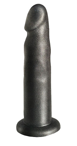 Телесный с чёрным кожаный пояс харнесс премиум класса с 3 насадками LOVETOY (А-Полимер) WOMAN LONG 303803