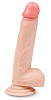 Телесный фаллоимитатор с присоской Brazzers DWS023 (22,5 см)