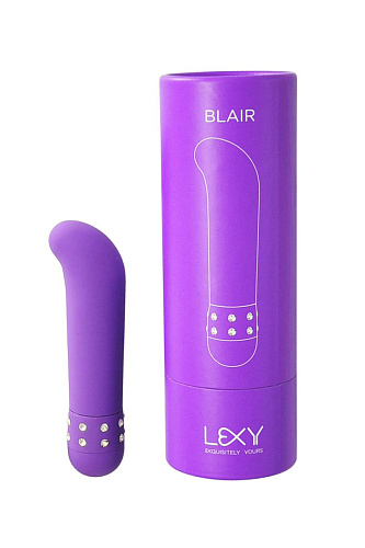 Фиолетовый вибратор Lexy Blair B2 (12,5 см)