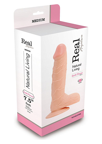 Телесный фаллоимитатор на присоске Toyz4lovers REAL RAPTURE T4L-00700682 (21,5 см)