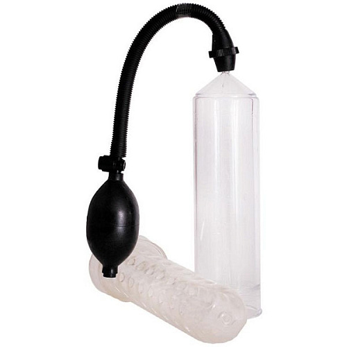 Вакуумный массажёр-помпа для мужчин с силиконовой вставкой Gopaldas Seaman 99017 BX GP