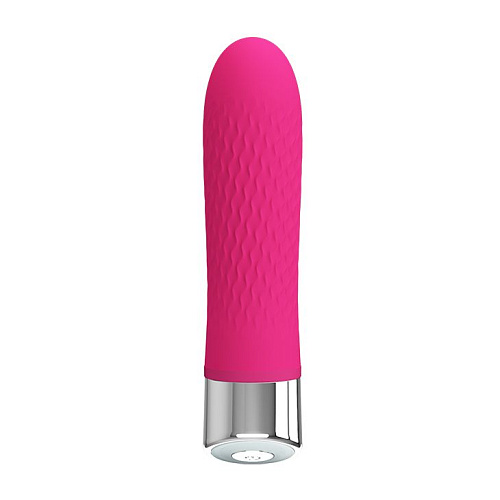 Розовый мини-вибратор Baile Sebastian BI-014611-1 (12,4 см)