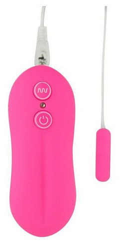 Маленькая розовая вибропуля с 10 функциями Howells 35005-pink