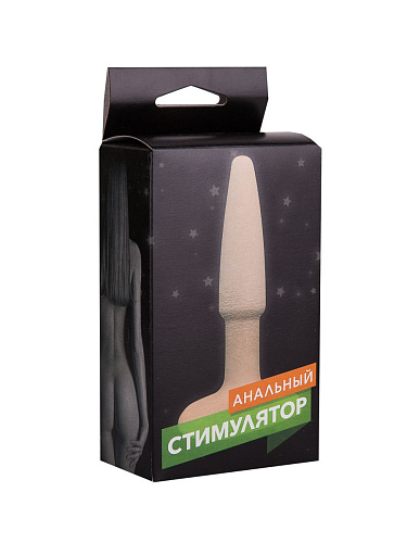 Анальный cтимулятор на подставке телесного цвета Сумерки богов 500-04 BX DD (9 см)