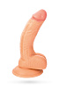 Вибратор-реалистик с выносным пультом телесного цвета ToyFa 581002 (14,5 см)