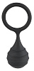 Чёрное силиконовое кольцо с утяжелением Orion Cock ring weight 05342930000